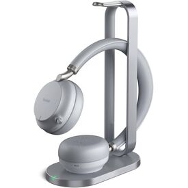 Yealink BH72 UC Light Gray USB-A Bluetooth Headset with Charging Stand