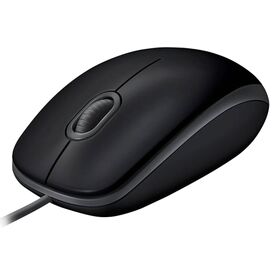 Logitech B110 Silent Wired USB Optical Mouse Black 910-005508
