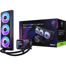 ASRock Phantom Gaming 360 LCD AIO Liquid CPU Cooler