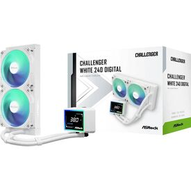 ASRock Challenger White 240 Digital AIO Liquid CPU Cooler