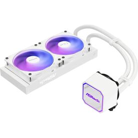 ASRock Pro White 240 ARGB 240mm AIO Liquid CPU Cooler