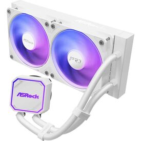 ASRock Pro White 240 ARGB 240mm AIO Liquid CPU Cooler