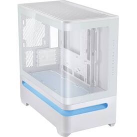 ASUS Prime AP202 ARGB microATX PC Case White
