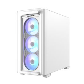 ASUS A23 Plus Tempered Glass MicroATX Case White