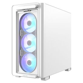 ASUS A23 Plus Tempered Glass MicroATX Case White