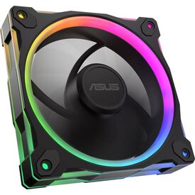 ASUS Prime MR120 ARGB Reverse Black 120mm PWM Case Fan 28mm Frame 58 CFM