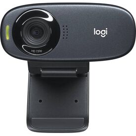 Logitech C310 HD 720p Webcam with Microphone Black
