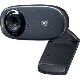 Logitech C310 HD 720p Webcam with Microphone Black