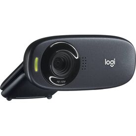 Logitech C310 HD 720p Webcam with Microphone Black