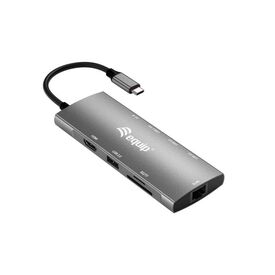 Equip 133490 USB-C 9-in-1 Adapter HDMI 4K 60Hz Gigabit LAN 100W PD