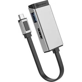 ALOGIC MagForce DUO 2-in-1 USB-C Adapter Space Grey