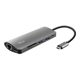 Trust Dalyx 7-in-1 USB-C Multiport Adapter Silver