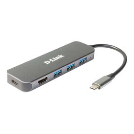 D-Link DUB-2333 5-in-1 USB-C Hub 4K HDMI 3x USB 60W PD