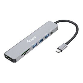 Equip USB-C 7-in-1 Multiport Adapter HDMI 4K 100W PD