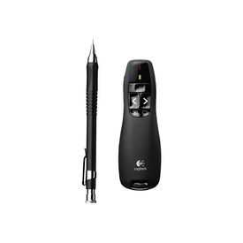 Logitech R400 Wireless Presenter Remote with Laser Black