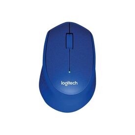 Logitech M330 Silent Plus Blue Wireless Mouse 2.4GHz USB Receiver