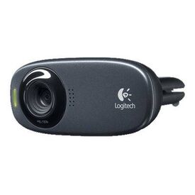 Logitech C310 HD 720p Webcam with Microphone Black