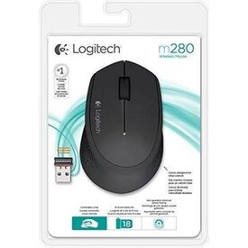 Logitech M280 Wireless Optical Mouse 1000 DPI Black