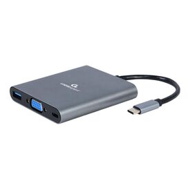Cablexpert USB-C 6-in-1 Adapter HDMI VGA Card Reader 60W PD