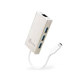 j5create JCH471 USB-C Hub Gigabit Ethernet 3x USB 3.0