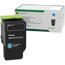 Lexmark 78C20C0 Cyan Return Programme Toner Cartridge