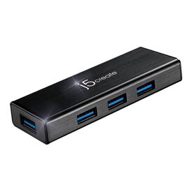 j5create JUH340 USB 3.0 4-Port Mini Hub Fast-Charging