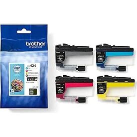 Brother LC424VAL Black Cyan Magenta Yellow Standard Yield Ink Multipack