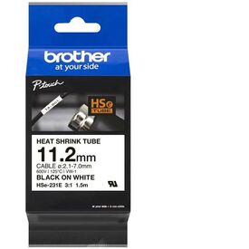 Brother HSe231E Black on white Roll HSE231E