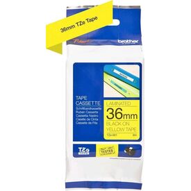 Brother TZe661 Standard adhesive black on yellow TZE661