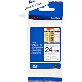 Brother TZe N251 Non-laminated tape black on white Roll