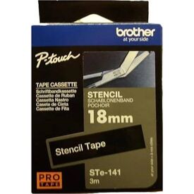 Brother STe 141 Stamp tape - black Roll (1.8 cm x 3 m) 1roll(s)