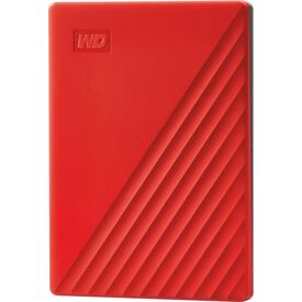 WD My Passport 2TB USB 3.2 Gen 1 Encrypted HDD (Red)