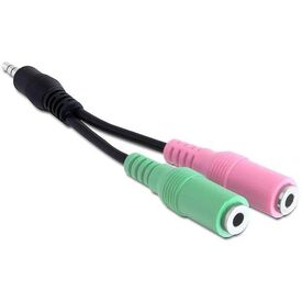 Delock Audio adaptor miniphone stereo 3.5 mm male to 65344