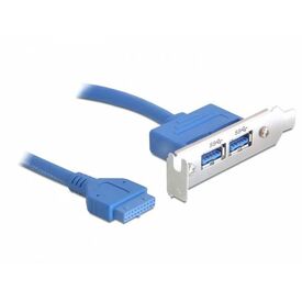 Delock Slot bracket USB panel 19 pin USB 3.0 header (F) 82976