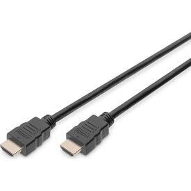 DIGITUS HDMI High Speed with Ethernet Cable 5m Black