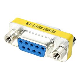 StarTech.com DB9 Gender Changer F/F Black