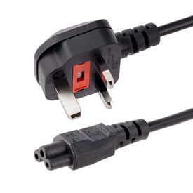 StarTech.com UK Laptop Power Cable 1m Black