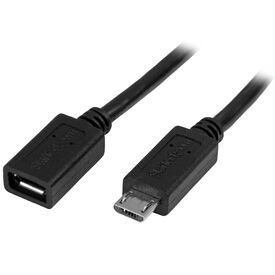 StarTech.com 0.5m Micro-USB Extension Cable