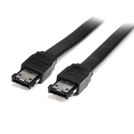 StarTech.com Shielded External eSATA Cable, Serial ATA 150  black