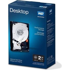 Hard drive 2TB internal 3.5" SATA WD Desktop Performance WDBSLA0020HNC  6Gb/s 7200 rpm buffer 64MB / Western Digital