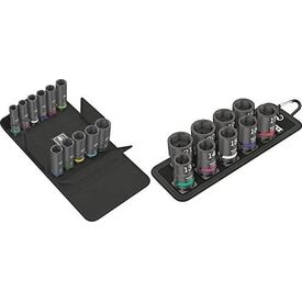 Wera 8790 C Impaktor Deep Socket Set 1, 11 Pieces, 1/2 in