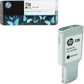 HP 728 F9J68A 300ml Matte Black DesignJet Ink Cartridge