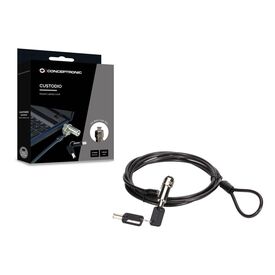 CONCEPTRONICKeyed Laptop Lock, Nano Slot, Master Keyed Compatible, 1.8m