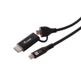 Equip 128436 2-in-1 USB-C to USB-C + HDMI Cable 2m 100W 4K60