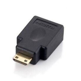 equip 118914 Mini HDMI Male to HDMI Female Adapter Black