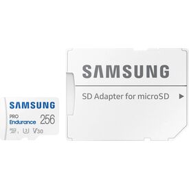 Samsung PRO Endurance microSD 256GB + SD Adapter