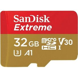 SanDisk Extreme 32GB microSDHC UHS-I Memory Card