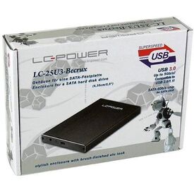 LC-Power LC-25U3-Becrux 2.5 inch SATA USB-A 3.2 Gen 1 Aluminium Enclosure
