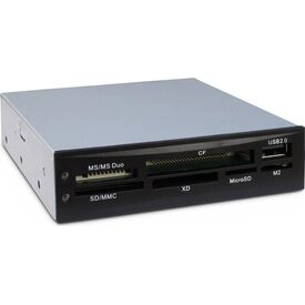 Inter-Tech CI-02 3.5-Inch Internal USB 2.0 Multi Card Reader Black 88884088