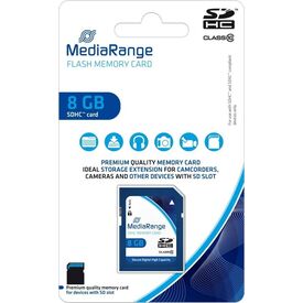 MediaRange MR962 8GB SDHC Class 10 Memory Card Blue
